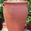 Maceta de terracota transpirable sin esmaltar color rojo buganvilia maceta grande de barro sin esmaltar rosa maceta de cerámica de tubo alto maceta para suculentas y pilas viejas