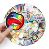 50 Adesivos de Graffiti Coloridos Personalizados Estilo Ins para Decoração de Laptop, Patinete, Carro