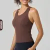 Top Esportivo Regata Yoga de Verão Fino com Sensação de Segunda Pele para Mulheres, Respirável de Secagem Rápida Lulu Fitness Top de Yoga