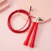 Cuerda de Saltar Rápida con Cable de Acero Recubierto de Goma Multicolor para Fitness en Casa en Interiores, Entrenamiento Físico Estudiantil y Entrenamiento Físico Profesional