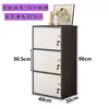 Gabinete Sencillo de Altura Ajustable con Puertas y Cerraduras, Gabinete de Almacenamiento, Archivador, Gabinete de Madera de Combinación Libre, Gabinete para Balcón