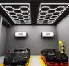 Luz de Panal Impermeable Transfronteriza Luz Colgante Colorida Luz Ambiental Coche Tienda 4S Trabajo de Voltaje Amplio Luz LED para Lavado de Autos