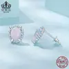 Brincos Aifulu Dream Glass com Pedra Principal Grande Prata Esterlina S925 Banhado a Platina Brincos Fashion Symphony Joias Femininas Atacado