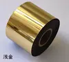 Embalagens com Foil de Hot Stamping Dourado e Prateado Materiais de Embalagem Foil de Hot Stamping Transferência Térmica Dourado Fosco Vermelho Preto Branco Alumínio Eletroquímico Estampagem em Couro