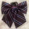 Corbata JK Rayada Corbata Uniforme DK Corbata de Nudo para Hombres y Mujeres Estilo Colegio Británico Estilo Departamento Japonés Escolar Estilo Casual Vino Tinto Azul