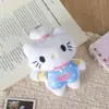 Nuevo delantal de chef con colgante de muñeco de peluche del gato KT, premio para lanzar en bodas, regalo para máquina de garra, llavero de vendedor ambulante