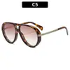 Óculos de Sol Retro Estilo Novo Europeu e Americano com Ponte Dupla, Armação Grande Estilo Aviador, Óculos Versáteis Casuais Tendência Personalizados para Mulheres