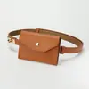 Cinto Feminino Versátil Conjunto de Bolsa de Cintura Couro Genuíno Dupla Face Alta Qualidade Cinto Fino de Cintura Acessórios de Couro de Vaca Cinto para Mulheres