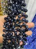 6mm 8mm Furo Transversal Cristal de Morango Cristal Multifacetado Contas Soltas DIY Pulseira Feita à Mão Acessórios de Joias para Pendurar no Carro Contas