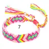 Popular en Europa y América: Pulseras Tejidas Arcoíris Hechas a Mano en Estilo Étnico Nepalí, Venta al por Mayor de Joyería