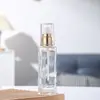 Botella de vidrio transparente para loción transfronteriza con tapa gotero de alta gama, botella de empaque para cuidado de la piel de 50 ml, botella de spray hidratante portátil