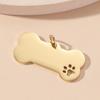 Colar transfronteiriço europeu e americano aço inoxidável dog tag titânio aço militar tag pingente metal pet listagem no estoque de fornecimento