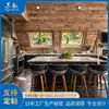 Ventas directas del fabricante: casa de madera triangular con estructura de acero, construcción de solárium para casa de huéspedes, casa modular para vacaciones de camping, disponible para ventas transfronterizas