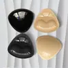 Almofada Triangular para Peito com Injeção de Cola Dupla Face Almofada Espessa Multifuncional Inserção Pequena para Peito Push-up Grande Almofada Interna para Vestido de Noiva Biquíni