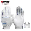 Guantes de Golf Pgm para Niños y Niñas, Piel de Cordero Transpirable Par de Guantes Deportivos, Venta Directa de Fábrica