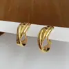 Brincos Trançados Torcidos Estilo Hong Kong, Presilhas de Orelha Espirais (tipo repelente), Brincos Sem Furo para Mulheres, Brincos de Moda com Design de Nicho