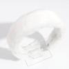 Corea del Sur ins otoño e invierno Nueva diadema de felpa elegante para combinar con todo borde ancho cálida diadema alta para la parte superior del cráneo accesorios de moda para el cabello
