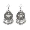 Pendientes clásicos redondos vintage con flores de estilo indio y caída de aceite, oferta especial de Amazon AliExpress.
