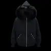 Comercio Exterior Sudadera con Capucha y Cremallera Cardigan de Felpa con Cuello de Strass Estilo Oscuro Y2K Ropa Urbana de Moda para Mujer Venta al por Mayor