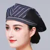 Boina Sombrero Chef Nuevo Estilo Mezclilla Camarero Sombrero de Trabajo Gorra Adelante Boina Catering Mujeres Personalizado