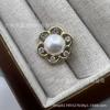 Botones de Moda de Alta Gama tipo Satélite con Perlas de Diamante, Botones de Aleación Cosidos a Mano para Chaquetas, Camisas y Ropa con Botones Pequeños estilo Chanel