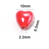 Corazón de Cerámica de Colores Cuentas Sueltas para Pulsera DIY Tejido Collar Pendiente Accesorios Llavero de Teléfono Colgante Cuentas Espaciadoras