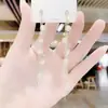 Brincos de Corrente Longa com Garras Exageradas Elegantes de Prata S925 com Strass para Mulheres Brincos com Franjas de Diamante Colorido Europeus e Americanos Brincos da Moda