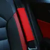 Suministros para coche simple suave seda de hielo almohadilla para cinturón de seguridad tela suave cómoda cubierta protectora conveniente