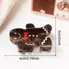 Accesorios Gorees Clips para el Cabello con Temática Navideña Transfronteriza Pasadores de Ambiente Festivo Pinzas de Tiburón Accesorios para el Cabello de la Parte Trasera de la Cabeza para Mujeres
