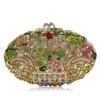 BL092 bolso de pedrería hueco de metal cristal bolso de cena comercio exterior bolso de diamante bolso de mano más teléfono móvil