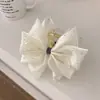 Pinza de Garra con Lazo de Pedrería y Malla Estilo Coreano Pinza Tiburón de Gama Alta para Recogido Completo de la Parte Posterior de la Cabeza Nuevo Pinza para el Cabello Accesorios para el Cabello