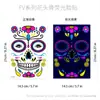 Pegatinas de Tatuaje Fluorescente para el Día de Muertos, Atmosphere Quirky, Nuevas, Más Vendidas, Halloween, Horror, Pegatinas Geniales para la Cara