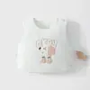 Colete de bebê para proteção da barriga, colete infantil acolchoado para outono e inverno, top quente forrado de algodão para recém-nascidos