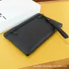 Wanbaojia Cartera Sencilla de Cuero de Vaca para Hombre para Viajes de Negocios con Caja de Regalo Cuero Genuino Casual de Negocios