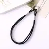 Novo Pingente de Celular com Cordão Duplo de Couro Acessório de Pulso Versátil Moda Pingente de Chaveiro para Capa de Celular
