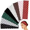 Diadema de Punto con Lunares Retro Estilo Europeo y Americano Diadema Deportiva Absorbente de Sudor Headwear para Lavarse la Cara Pañuelo para la Cabeza