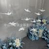 Adereços de Casamento Lustre Ouriço do Mar 10 Lâmpadas Cristal Acrílico Luz Brilhante Casamento Teto Transparente Decorativo Cordão de Luz Fogos de Artifício