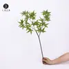 Venta Directa de Fábrica: Hojas de Arce Artificiales de 77 cm con Textura Realista, Adecuadas para Proyectos de Paisajismo Ecológico, Paisajismo con Plantas Verdes, Decoración del Hogar y Arreglos Florales