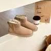 Botas de nieve Henan Sangpo, botas clásicas de corte bajo 5854 para mujer