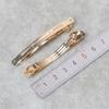 Accesorios para joyería Sisi 8.10cm pasador de cinco estrellas pinza automática fábrica de joyería DIY pinza de resorte dorada