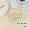 Pinzas para el Cabello al por Mayor para Mujer con Diseños de Colores Contrastantes, Pinzas para Cola de Caballo Estilo Japonés y Coreano, Pinzas para Flequillo, Pinzas de Tiburón de Acetato Modernas y Sencillas para Niñas