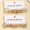 Set de aretes geométricos de plata vintage transfronterizos para mujer, aretes de aro redondos de perla a la moda, nuevo set de aretes