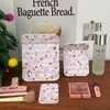 Espelho Dobrável Pequeno Floral Vintage Estilo Ins Dormitório de Estudante Espelho de Maquiagem para Casa Espelho de Mesa para Maquiagem Espelho Portátil
