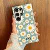 Capa de Celular Colorida Floral Completa de Camada Dupla à Prova de Choque Estilo Coreano e Japonês para Samsung S25, Capa Protetora com Abertura Grande para S26