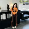 Conjunto Deportivo Casual de Verano para Niñas 2026 Nuevo Elegante para Niños Medianos y Grandes Conjunto de Dos Piezas con Estampado de Manga Corta y Pantalones de Secado Rápido