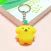 5547 # Llavero Colgante de Muñeca Sanrio de Fresa Linda Accesorios para Mochila Escolar de Estudiante Funda de Teléfono Móvil Regalo de Promoción Local