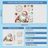 Decorações de Feriado do Papai Noel, Trenó, Adesivos Eletrostáticos para Portas de Vidro, Alce, Presentes, Guirlanda de Ano Novo