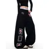 Pantalones Deportivos Casuales Estilo Retro Americano para Mujer, Pantalones con Estampado de Marca de Moda, Diseño High Street, Pantalones Geniales para Hombre