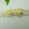 Accesorios de joyería DIY, colgante auspicioso con forma de murciélago hueco de color chapado en latón, espaciador con cuentas en forma de T, venta al por mayor