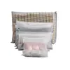 Bolsa Transparente con Cierre Pe Bolsa con Cierre Esmerilado CPE Bolsa con Cierre Hermético Mate Versión Horizontal para Empaque de Ropa Bolsa para Mangas de Hielo